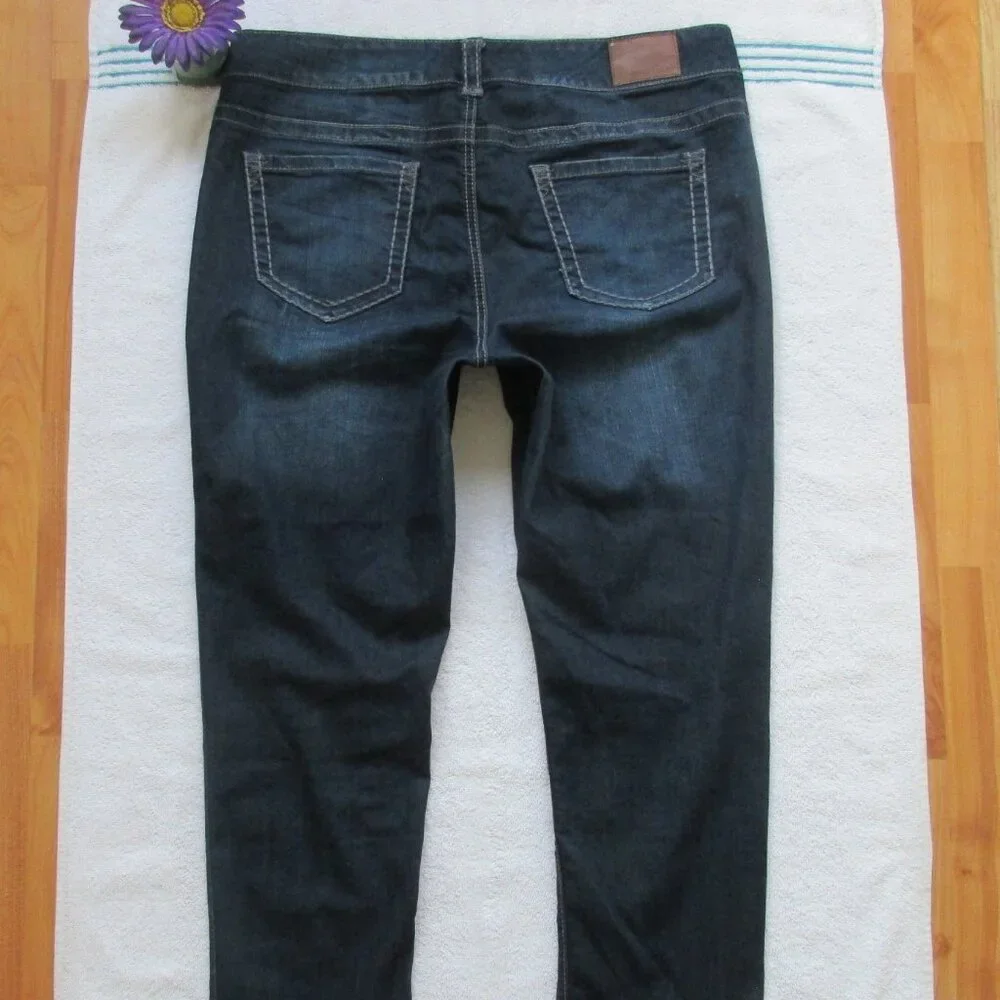 MAURICES Jeans Size 18 Dark Blue Jegging - Picture 7 of 11